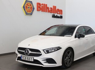 Mercedes A200Benz A 200 7G-DCT AMG Sport Widescreen Pano Kam Nav 2018, Halvkombi