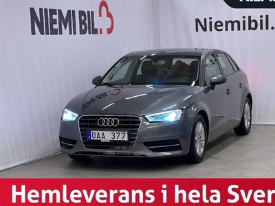 Audi A3Sportback 1.4 Attraction Comfort SoV-hjul Lågskatt 2014, Halvkombi