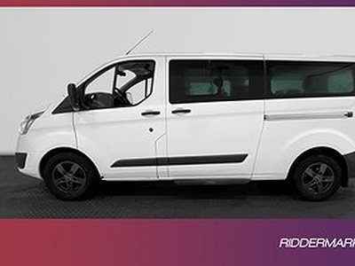 Ford Tourneo Custom Lång 2.2TDCi D-Värmare Dragkrok 9-Sits