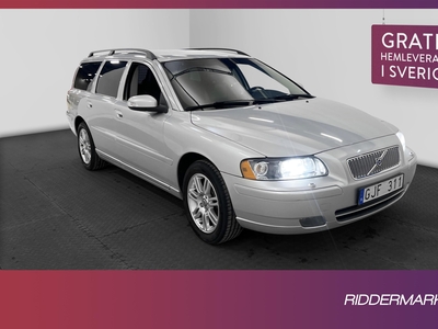 Volvo V70 2.4 170hk Momentum Classic Skinn Drag P-sensorer