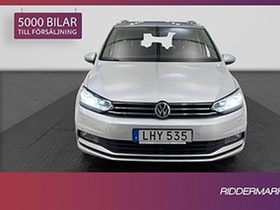 Volkswagen Touran 150hk Pluspaket 7-Sits Värm Kamera Drag