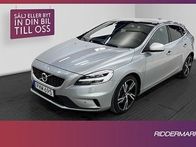 Volvo V40 T3 152hk R-Design VOC Pano H/K Värm Kamera Drag