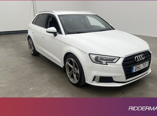 Audi A3Sportback TDI Cockpit Adaptiv-fart Navigation 2017, Halvkombi