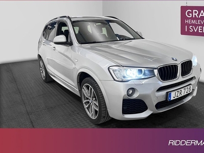 BMW X3xDrive20d M Sport Skinn Drag Sportstolar 2016, SUV