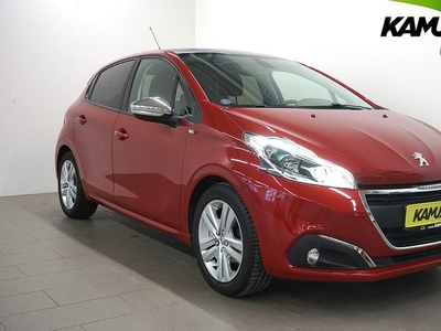 Peugeot 208Panorama Pdc 6,99 5-dörrar 1.2 VTi ETG5 2017, Halvkombi