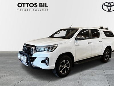 Toyota HiluxD-CAB 2,4D S&S AUTO 4WD ULTIMATE SKINNKLÄDS D-Värm,Kåpa,Extralju 2019, Pickup