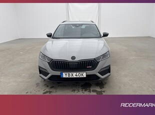 Skoda Octavia Combi RS iV 245hk Backkamera Rattvärme Navi