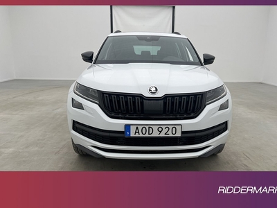 Skoda Kodiaq 2.0 TDI 4X4 190hk SportLine 7-sits Pano Värmare