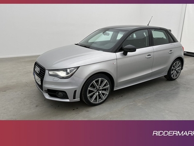 Audi A1 Sportback 1.2 86hk S-Line Optikpaket Connectivity