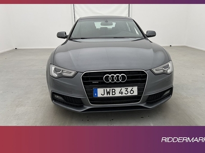 Audi A5 3.0 TDI V6 Q 245hk S-Line B&O Värmare Sensorer Drag