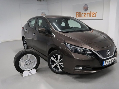 Nissan Leaf40 Kwh V-Däck ingår Kamera-Carplay-Rattvärme-AdaptivFH 2022, Halvkombi