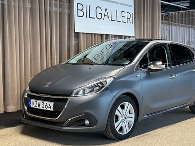 Peugeot 208Style 1.2 Panorama Låg Förbrukning 2017, Halvkombi