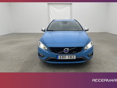 Volvo V60 D4 AWD 181hk R-Design VOC Kamera Värmare Rattvärme