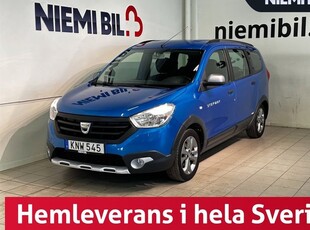 Dacia LodgyStepway 1.2 7-sits MoK Psens Kamkedja Navi SoV 2017, Minibuss