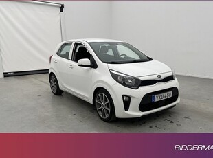 Kia Picanto1.25 MPI Advanced 2-Brukare Sensorer Rattvärm 2018, Halvkombi