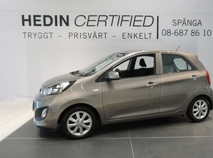 Kia Picanto5 dörrar 1,0 2014, Halvkombi