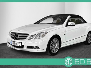 Mercedes-Benz E 200 CAB SVENSKSÅLD NYSERVAD