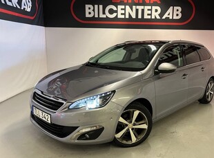 Peugeot 308SW 2.0 HDi Allure Kamera Kamrembytt Pano 2015, Halvkombi