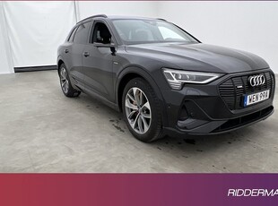 Audi e-tron quattro55 S Line 3D Kamera Pano Skinn B&O Drag 2020, Personbil