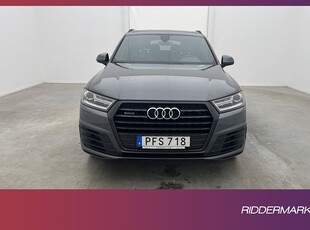 Audi Q7 V6 Q 272hk S-Line 7-sits Pano BOSE Luft Cockpit Drag