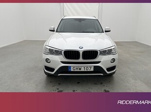 BMW X3 xDrive20d 190hk HiFi Sensorer Rattvärme Välservad