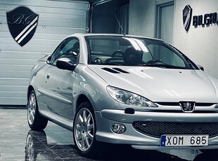 Peugeot 206 CC 1.6 Cabriolet|Lågmil|Ny kamremssats|Nyservad|