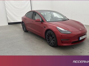 Tesla Model 3Performance AWD Panorama AP Svensksåld 2021, Halvkombi