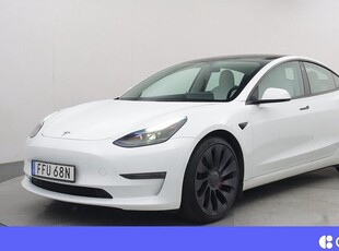 Tesla Model 3Performance AWD Refresh Autopilot Pano V-hjul 2021, Halvkombi