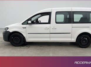 Volkswagen CaddyMaxi Life Dragkrok 7-Sits 0.67L Mil 2017, Minibuss