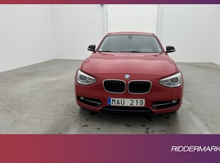 BMW 116 d 116hk Sport line Sensorer Farthållare 0,40l/Mil