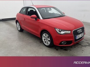 Audi A11.6 TDI Proline Sensorer Halvskinn 2011, Halvkombi