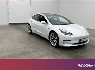 Tesla Model 3Performance Svensksåld FSD Autopilot 2019, Halvkombi