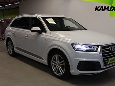 Audi Q7 Quattro 3.0 TDI S-Line 7-Sits 360° Drag Navi 272hk