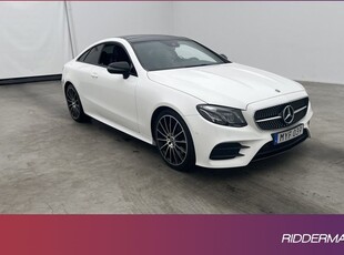 Mercedes E220Benz E 220 d Coupé AMG Pano Burm Värm Kamera 2019, Sportkupé