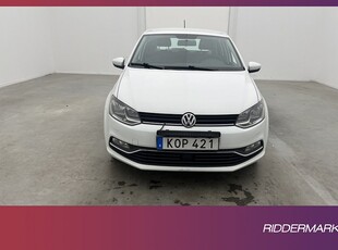 Volkswagen Polo 1.2 TSI 90hk Bluetooth Låg-skatt 0,47l/Mil