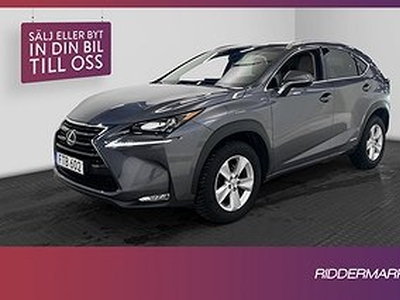 Lexus NX 300h E-CVT AWD 197hk Skinn Kamera Keyless Nyservad