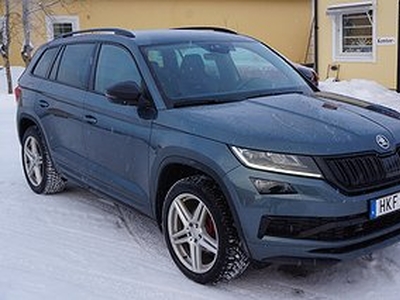 Skoda Kodiaq RS TDI 240Hk 4x4 DSG 7-Sits Moms/Vat Drag Värmare