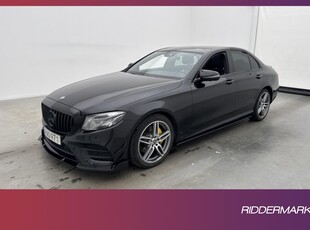 Mercedes-Benz E 220 d 4M AMG Pano Burm Wide D-Värm 360° Drag