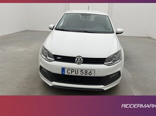 Volkswagen Polo 1.2 TSI 90hk R-Line M&K-Värmare Sensorer