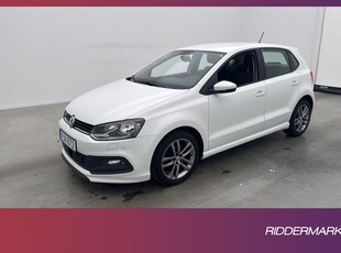 Volkswagen Polo1.2 TSI 90hk R-Line M&K-Värmare Sensorer