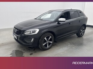 Volvo XC60 D4 190hk AWD R-Design Värmare Pano VOC Skinn Navi