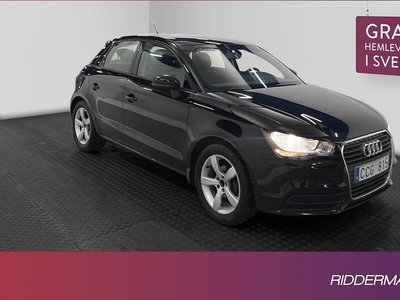 Audi A1Sportback Proline Dragkrok Välservad 0,44l mil 2013, Halvkombi