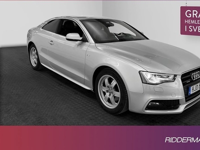 Audi A5Quattro Coupé TDI S-Line Halvskinn 0,53l mil 2014, Sportkupé