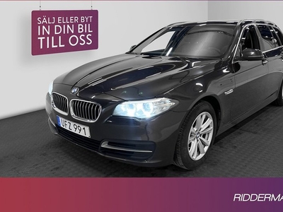 BMW 520d Touring M Sport-ratt Panorama H K Skinn Drag 2015, Kombi