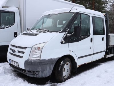 Ford CustomTransit TDCi Dubbelhytt Flak Motorras Rep-Objekt 2013, Personbil