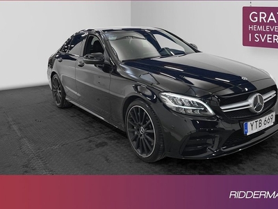 Mercedes C43 AMGBenz AMG C 43 4M Night Burmester B-värme Navi 2019, Sedan