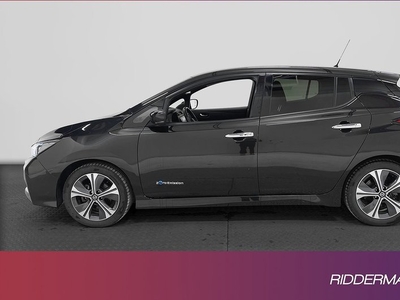 Nissan Leaf40 kWh Tekna 360 Rattvärme Navigation 2019, Halvkombi