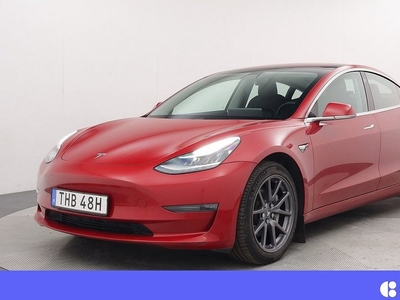 Tesla Model 3Long Range AWD Full FSD AP Pano V-hjul 2019, Halvkombi