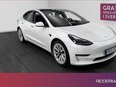 Tesla Model 3Long Range AWD Sv.Såld Dragkrok 2021, Halvkombi