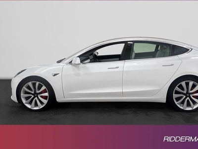 Tesla Model 3Performance AWD Svensksåld Ljus interiör 2019, Halvkombi